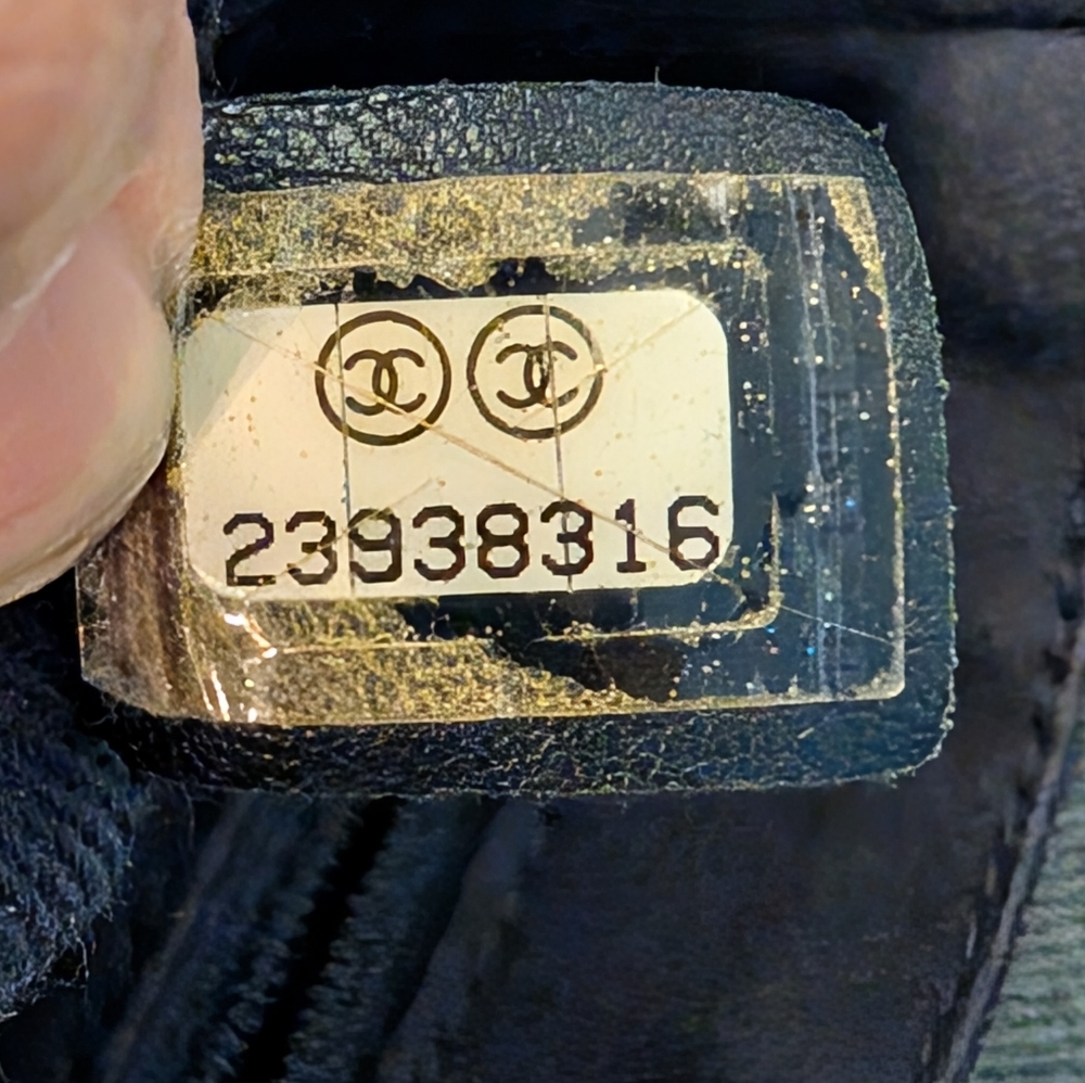 Chanel Blue‎ Denim Sequin Deauville Tote Bag - Picture 14 of 16